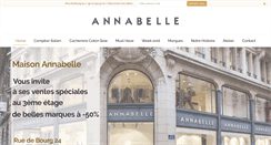 Desktop Screenshot of annabelleelegance.ch